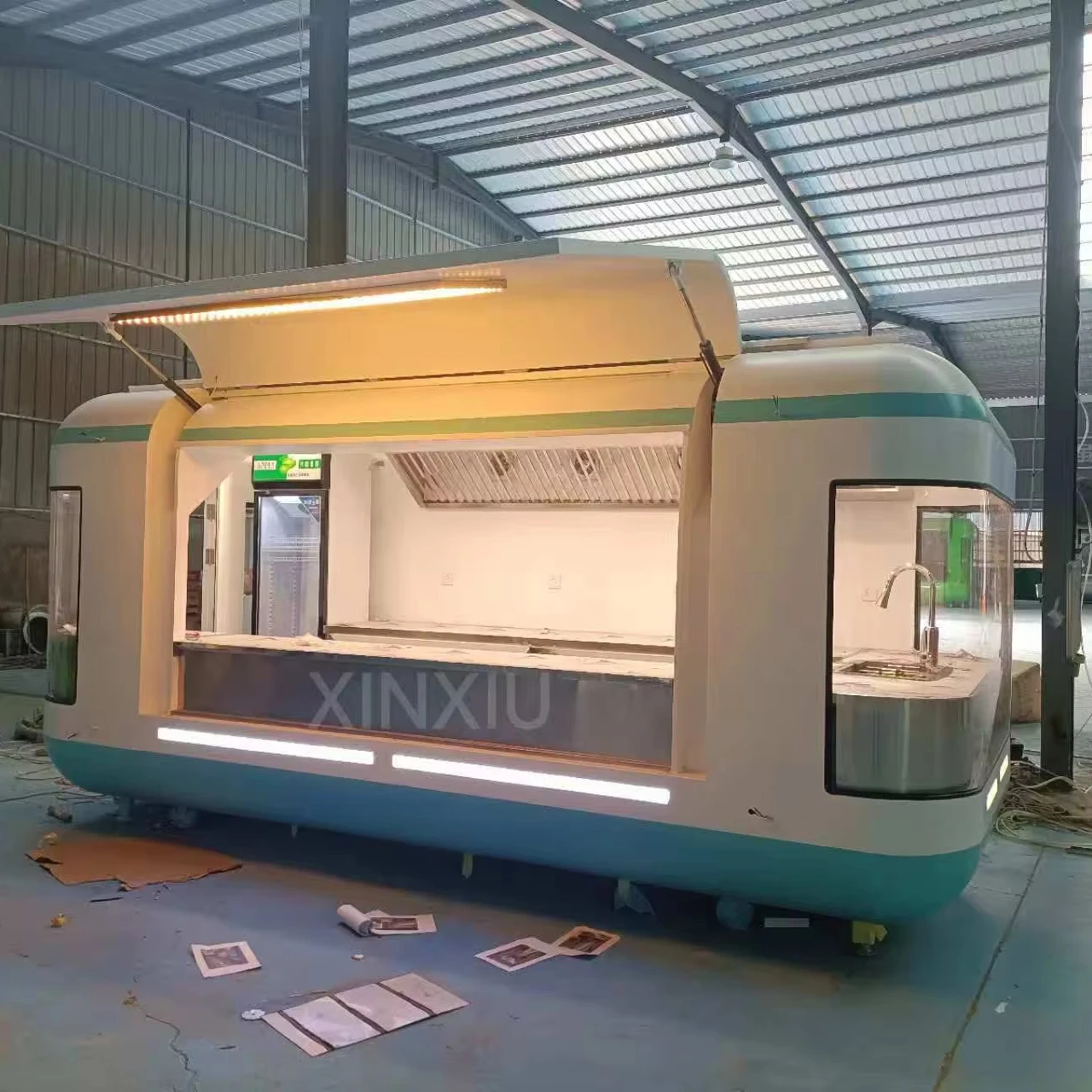 Popcorn Vending Machine - Customized Export To Israel Container Stores