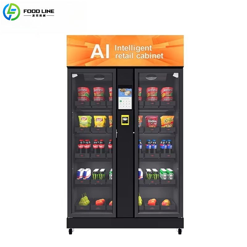 Popcorn Vending Machine - Customized AI Camera Intelligent Cooling Fridge