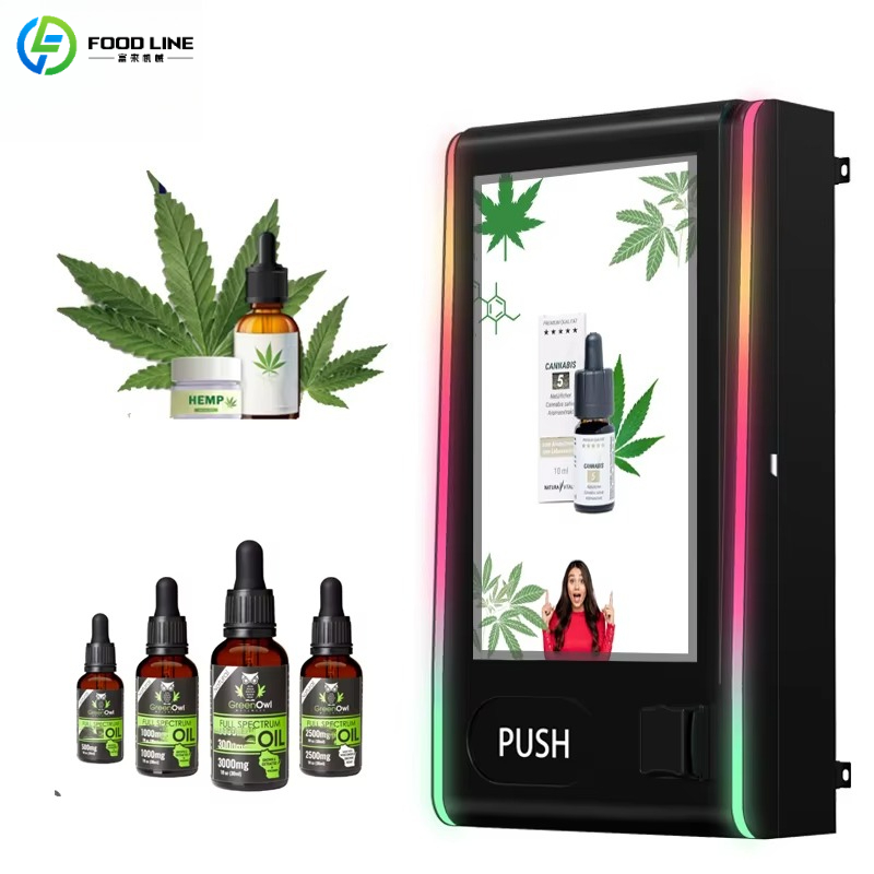 Popcorn Vending Machine - Customized Automatic Tobacco Vending Machine Facial