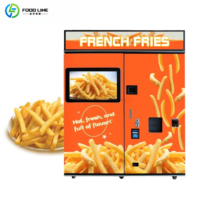 Popcorn Vending Machine - Customized Automatic Hot French Fries Vending