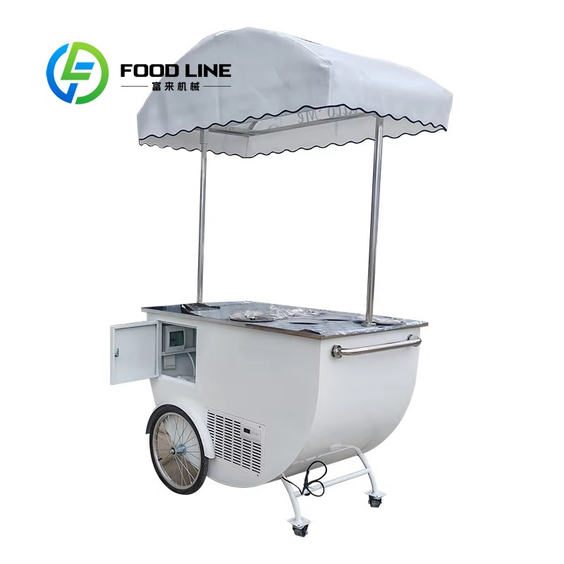 Customized Commercial Mobile V - Hot Dog Vending Cart recensie en prijs