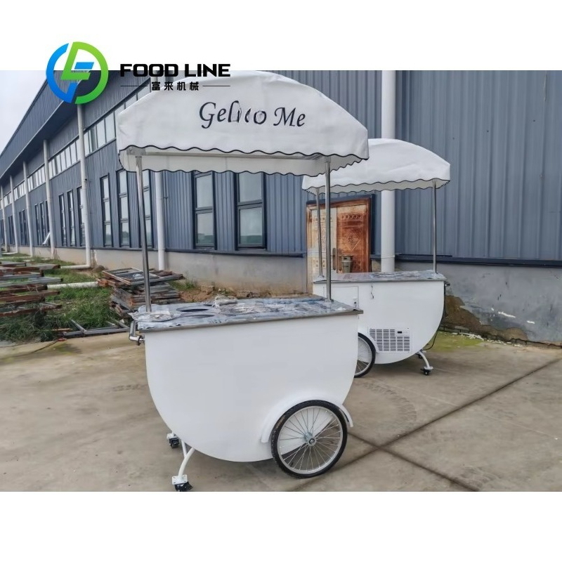 Customized Commercial Mobile V - Hot Dog Vending Cart recensie en prijs