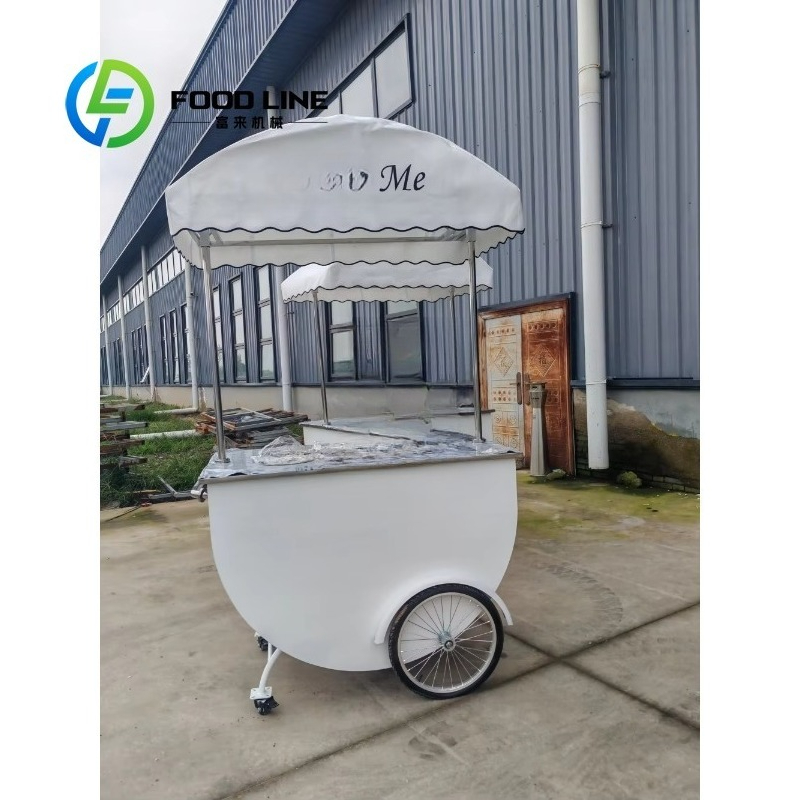 Customized Commercial Mobile V - Hot Dog Vending Cart recensie en prijs