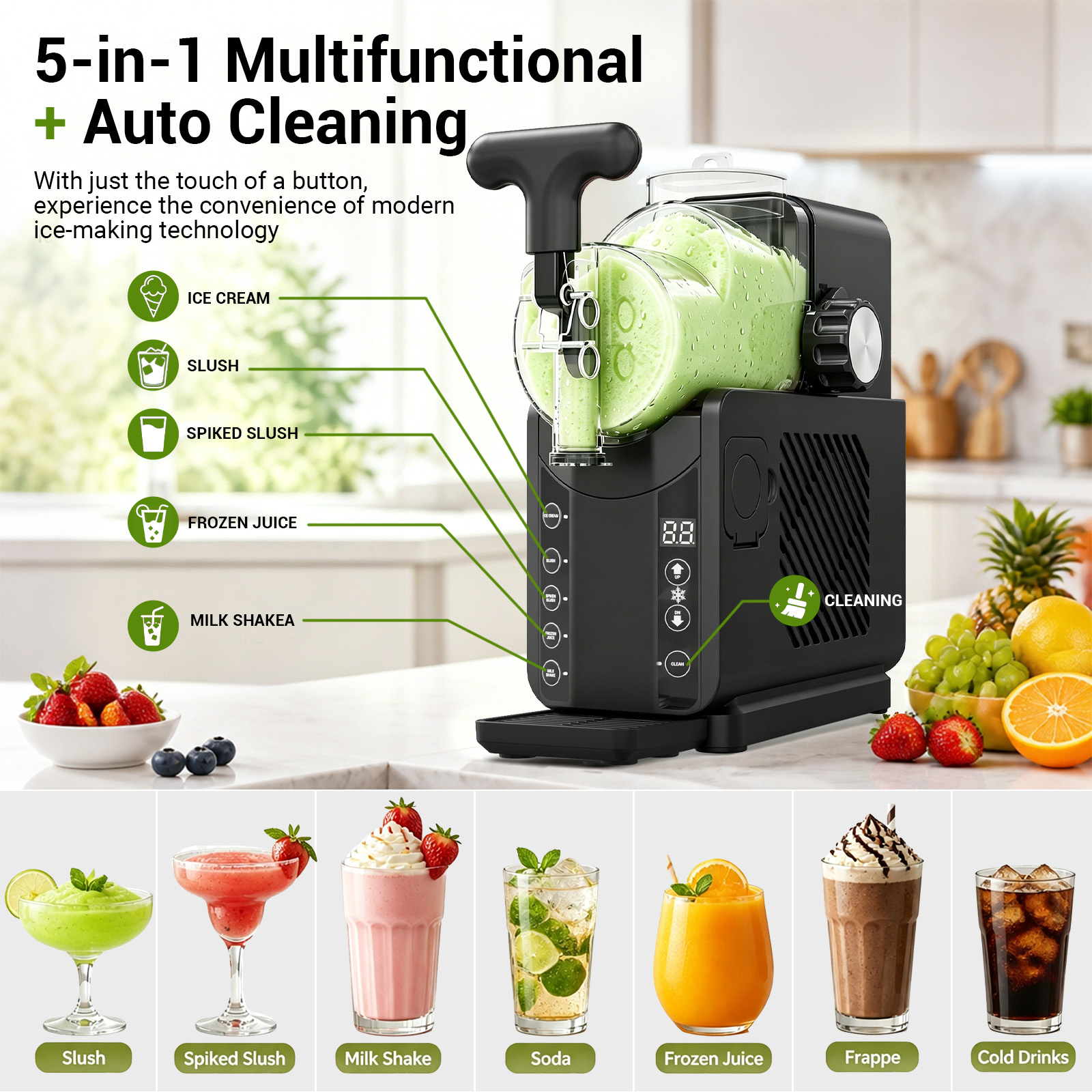 2-in-1 Slushie Machines & Soft - Slushie Machine Vending recensie en prijs
