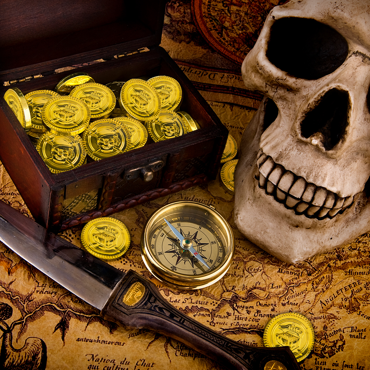 20/40pcs Pirate Coins Plastic  - Token Coin Mechanism recensie en prijs