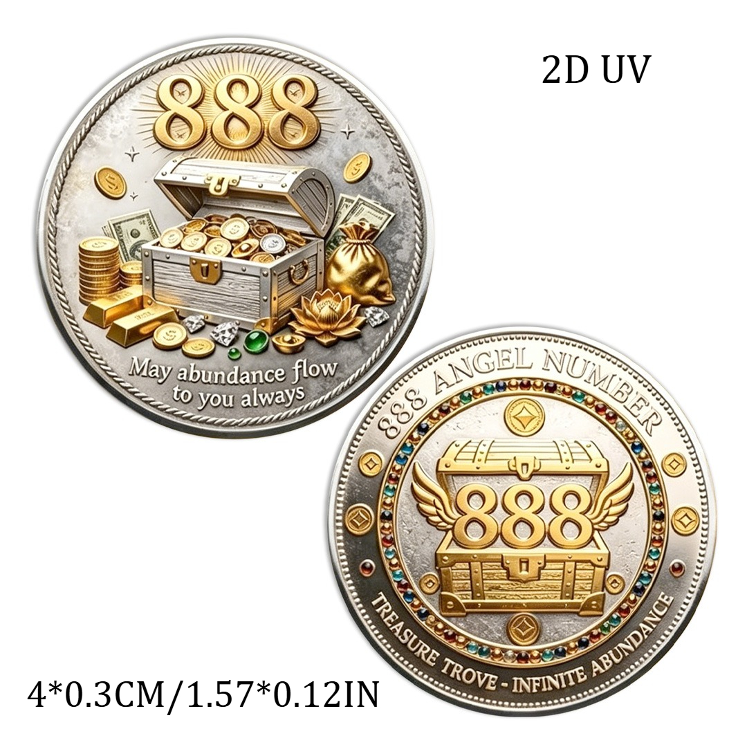 2D Gold Silver Plated 888 Ange - Token Coin Mechanism recensie en prijs
