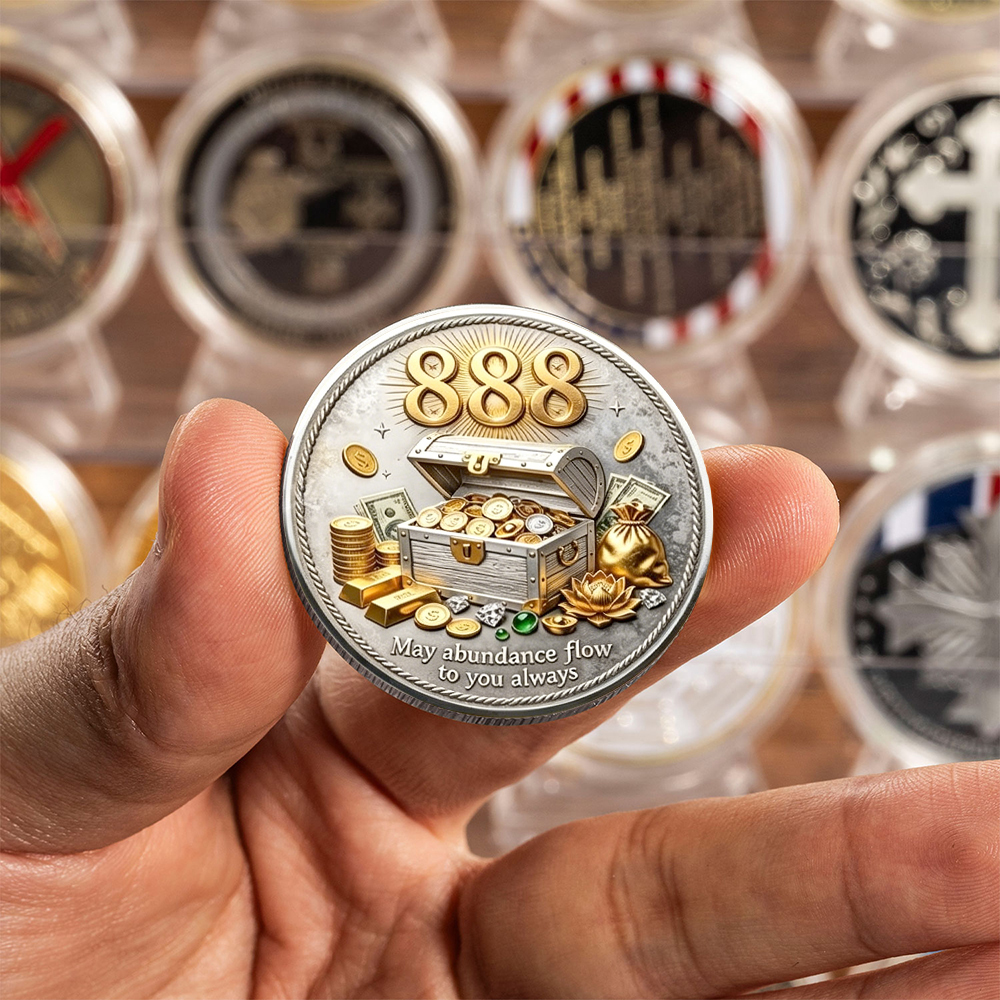 2D Gold Silver Plated 888 Ange - Token Coin Mechanism recensie en prijs