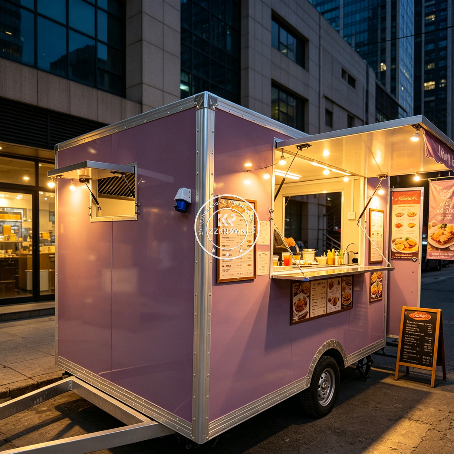 Mobile Fast Food Trailer Cart  - Hot Dog Vending Cart recensie en prijs