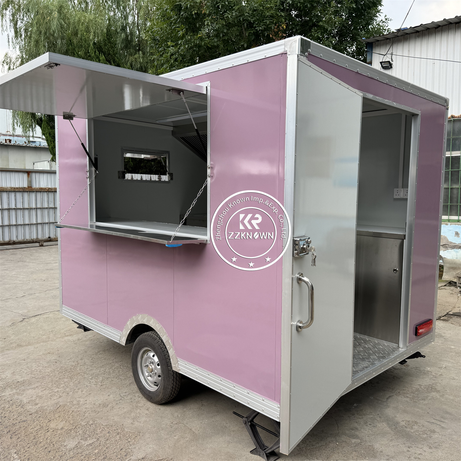 Mobile Fast Food Trailer Cart  - Hot Dog Vending Cart recensie en prijs