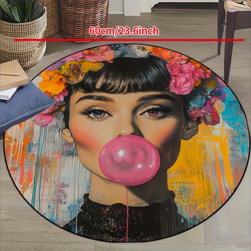 Graffiti Art Woman With Floral - Bubble Gum Machine recensie en prijs