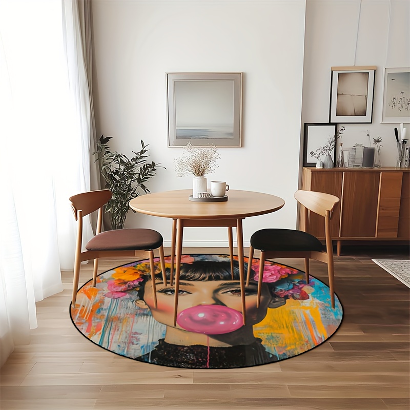 Graffiti Art Woman With Floral - Bubble Gum Machine recensie en prijs