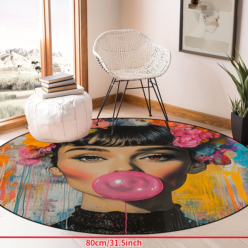 Graffiti Art Woman With Floral - Bubble Gum Machine recensie en prijs
