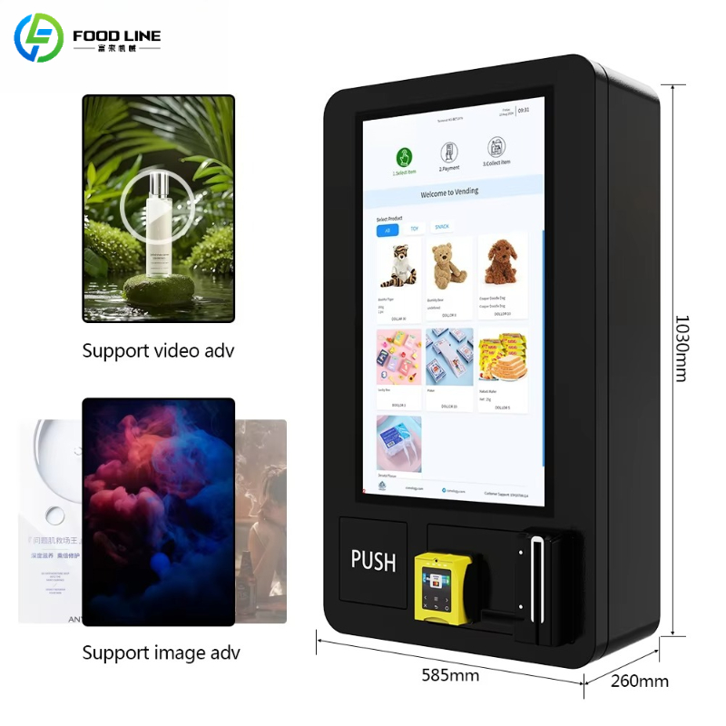 Customized Automatic Tobacco V - Popcorn Vending Machine recensie en prijs