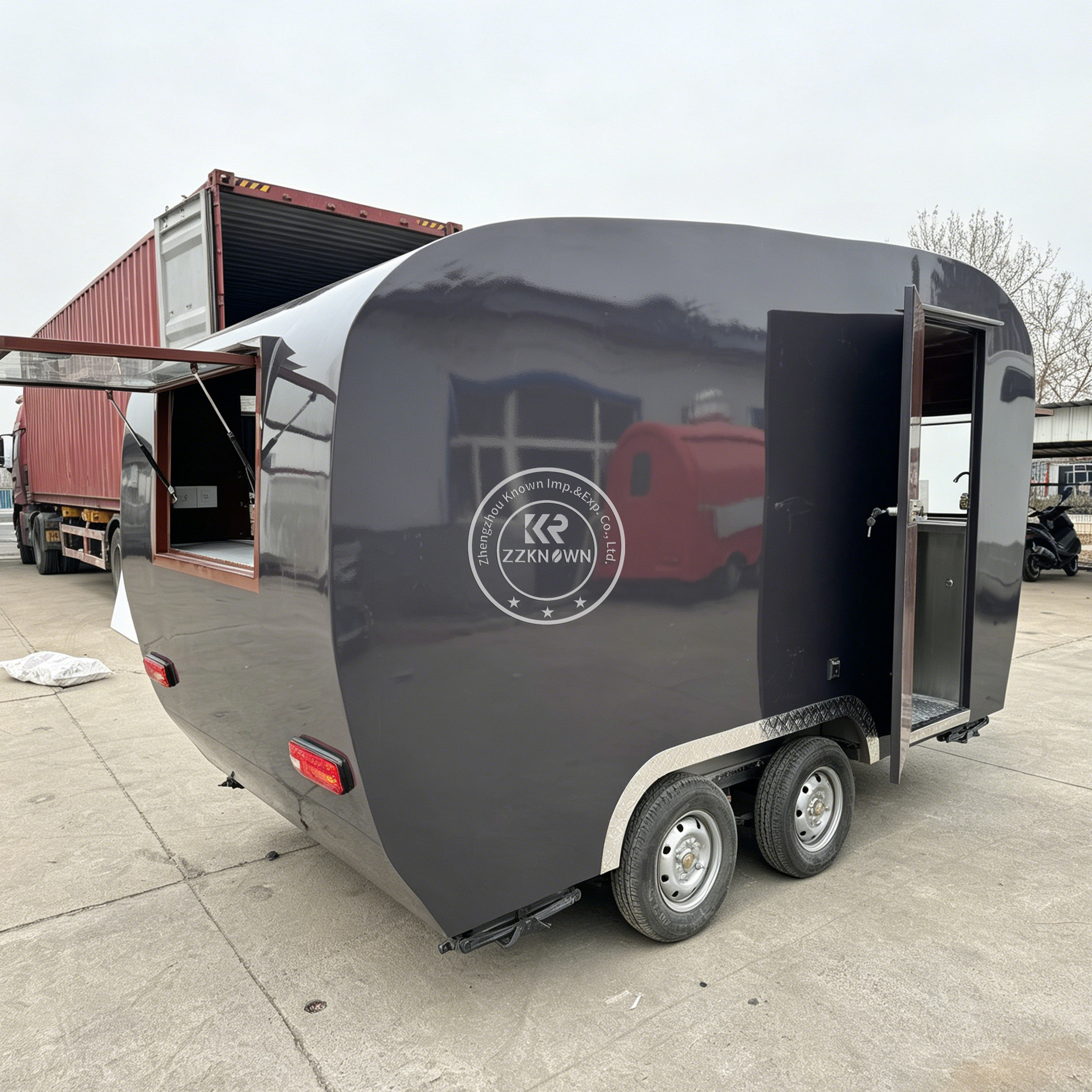 Custom Mobile Concession Food  - Hot Dog Vending Cart recensie en prijs