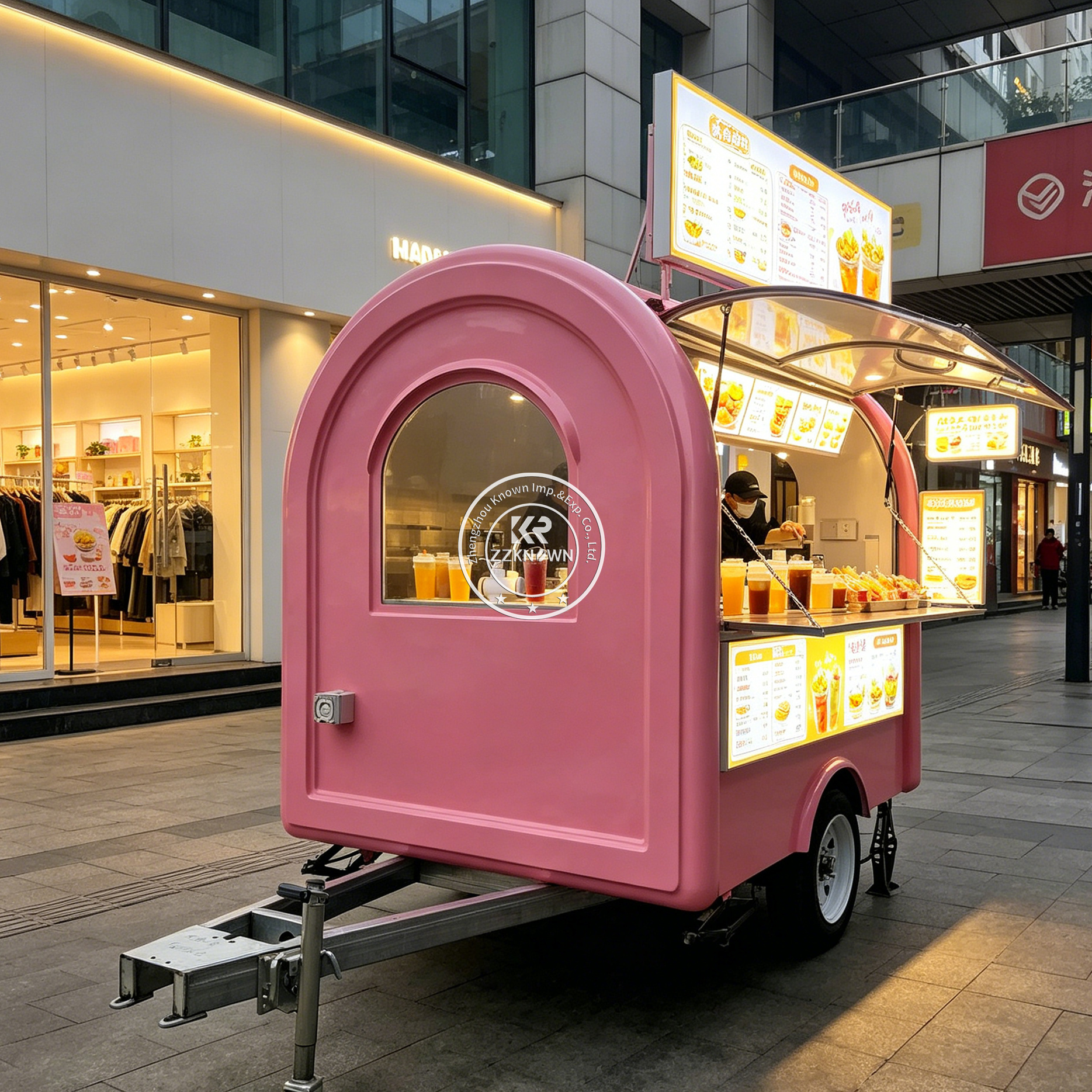 Street Mobile Food Trailer Hot - Hot Dog Vending Cart recensie en prijs