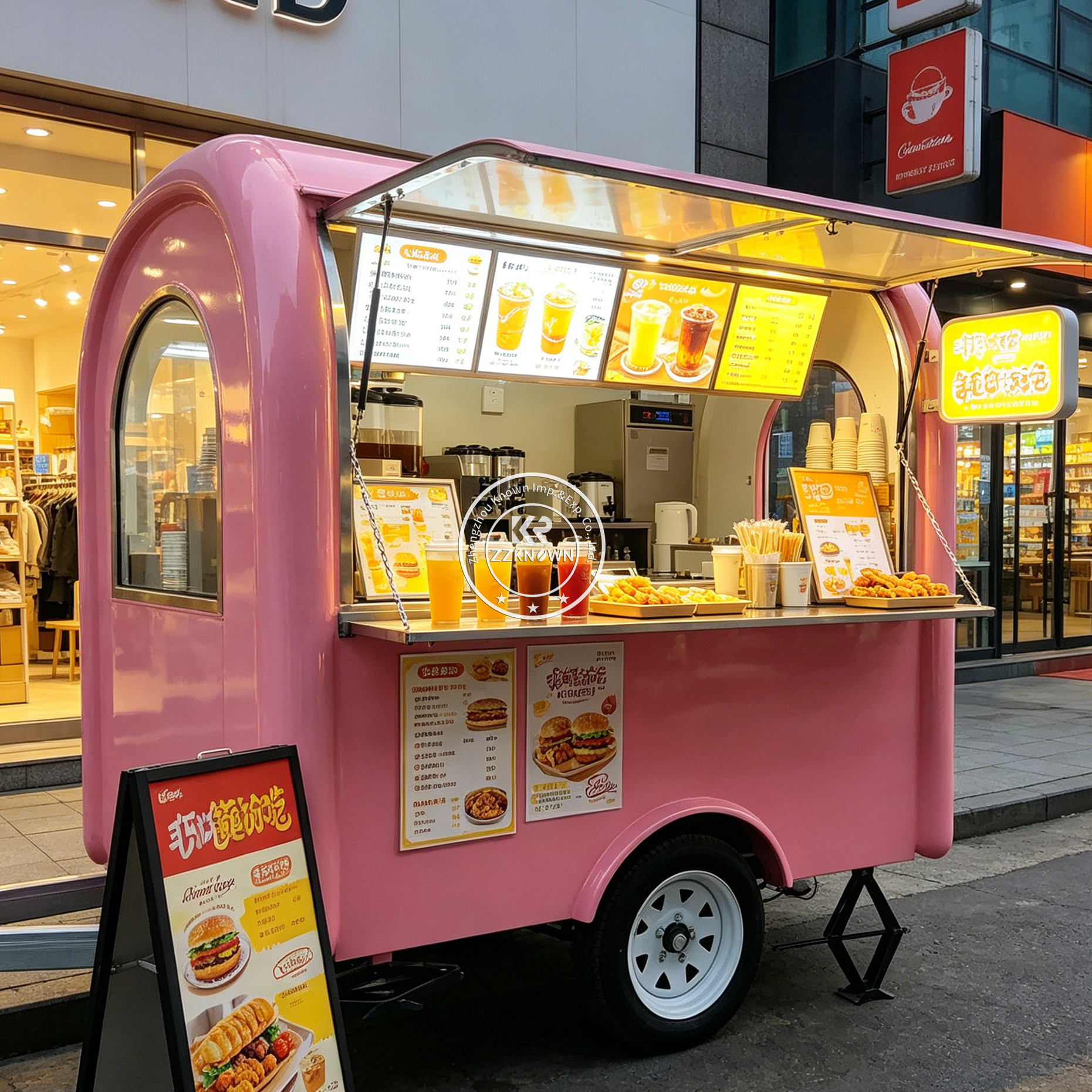Street Mobile Food Trailer Hot - Hot Dog Vending Cart recensie en prijs