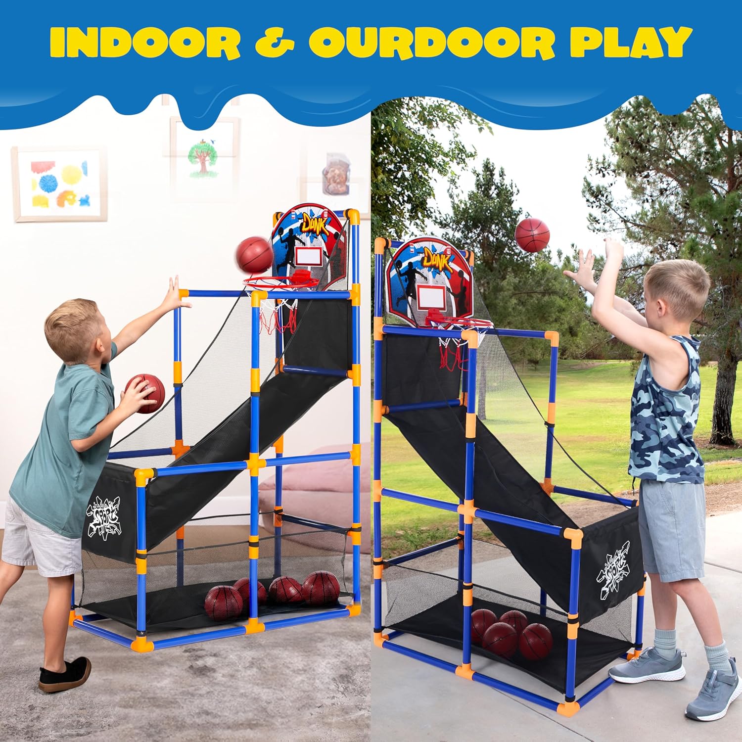 Arcade Basketball Game Set wit - Arcade Games & Vending Llc recensie en prijs