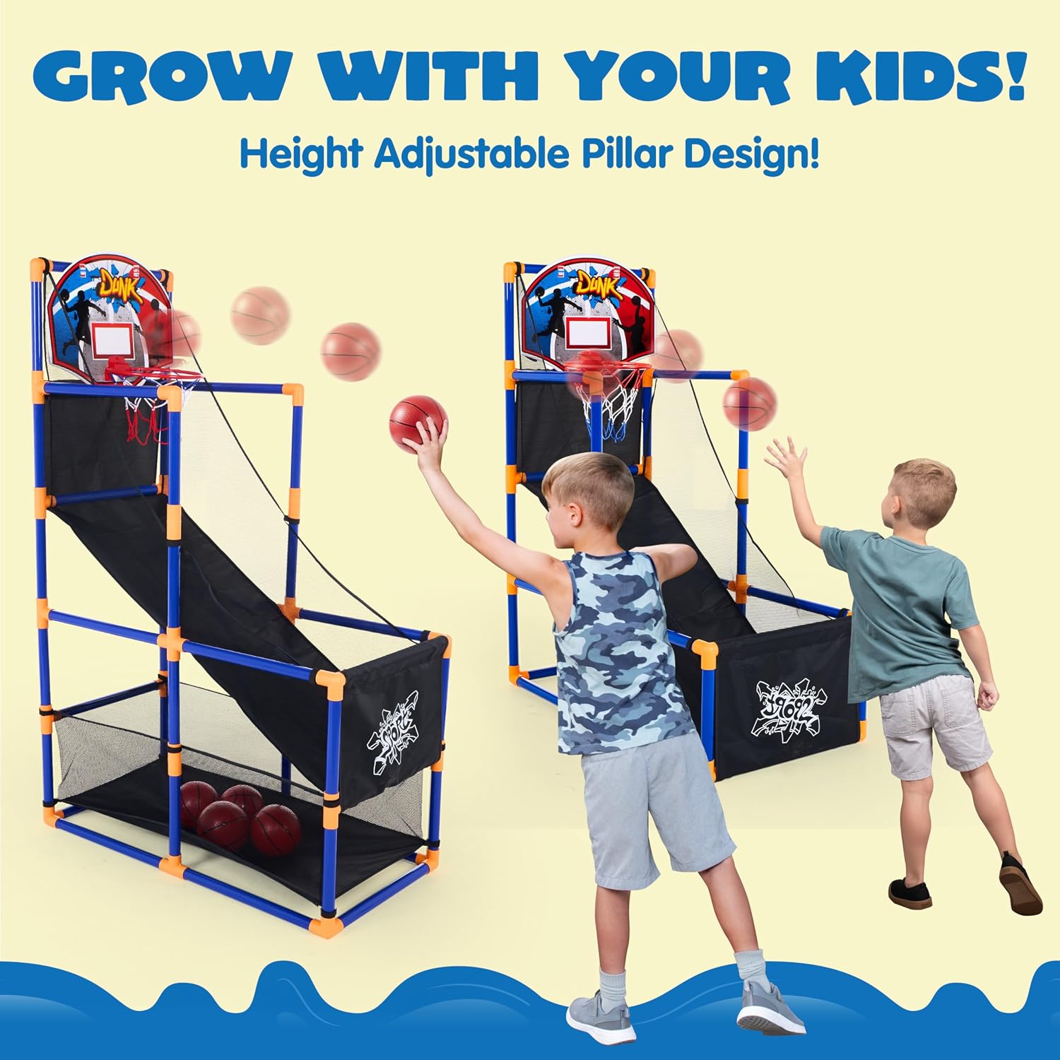 Arcade Basketball Game Set wit - Arcade Games & Vending Llc recensie en prijs