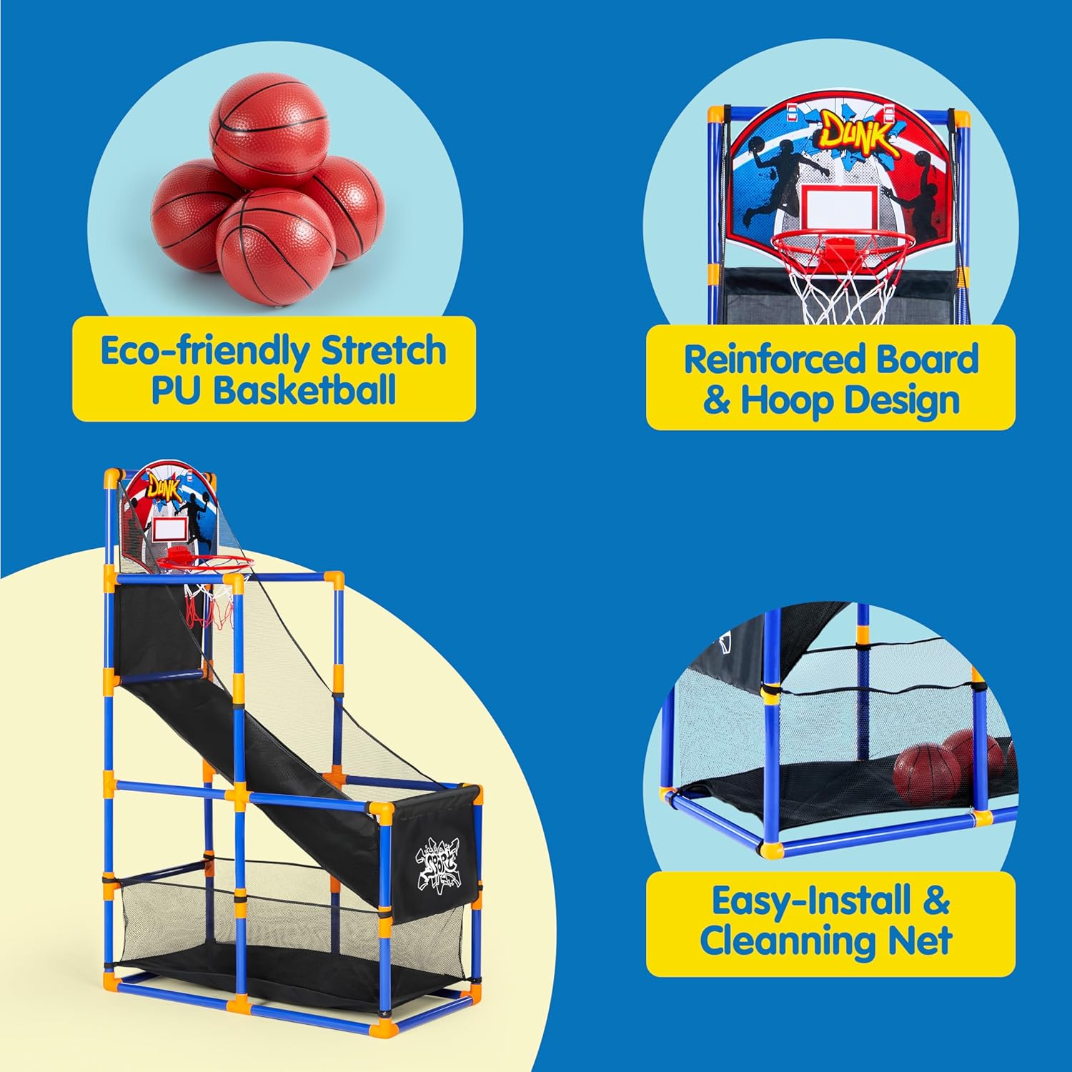 Arcade Basketball Game Set wit - Arcade Games & Vending Llc recensie en prijs