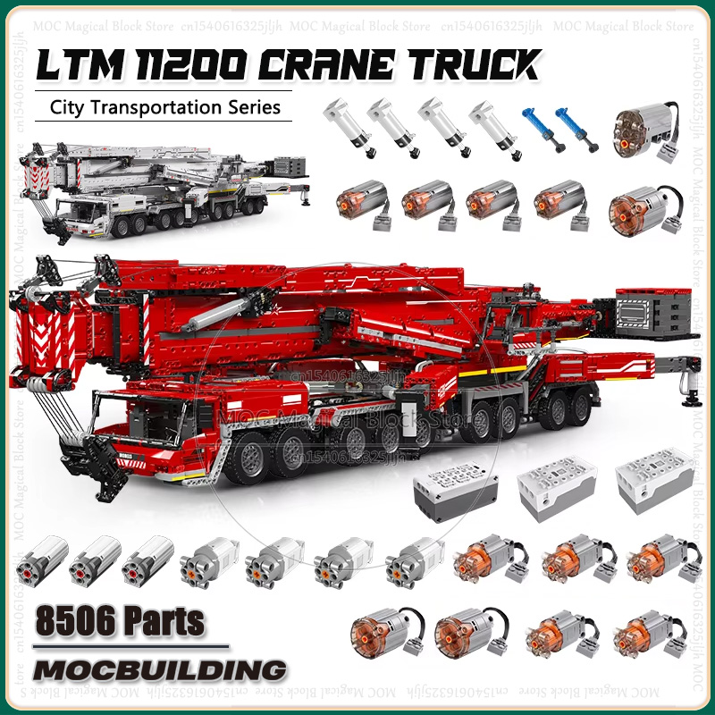 MOC Liebherr LTM 11200 Crane B - Claw Crane Machine recensie en prijs