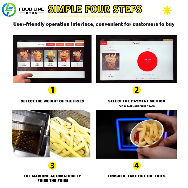 Customized Automatic Hot Frenc - Popcorn Vending Machine recensie en prijs