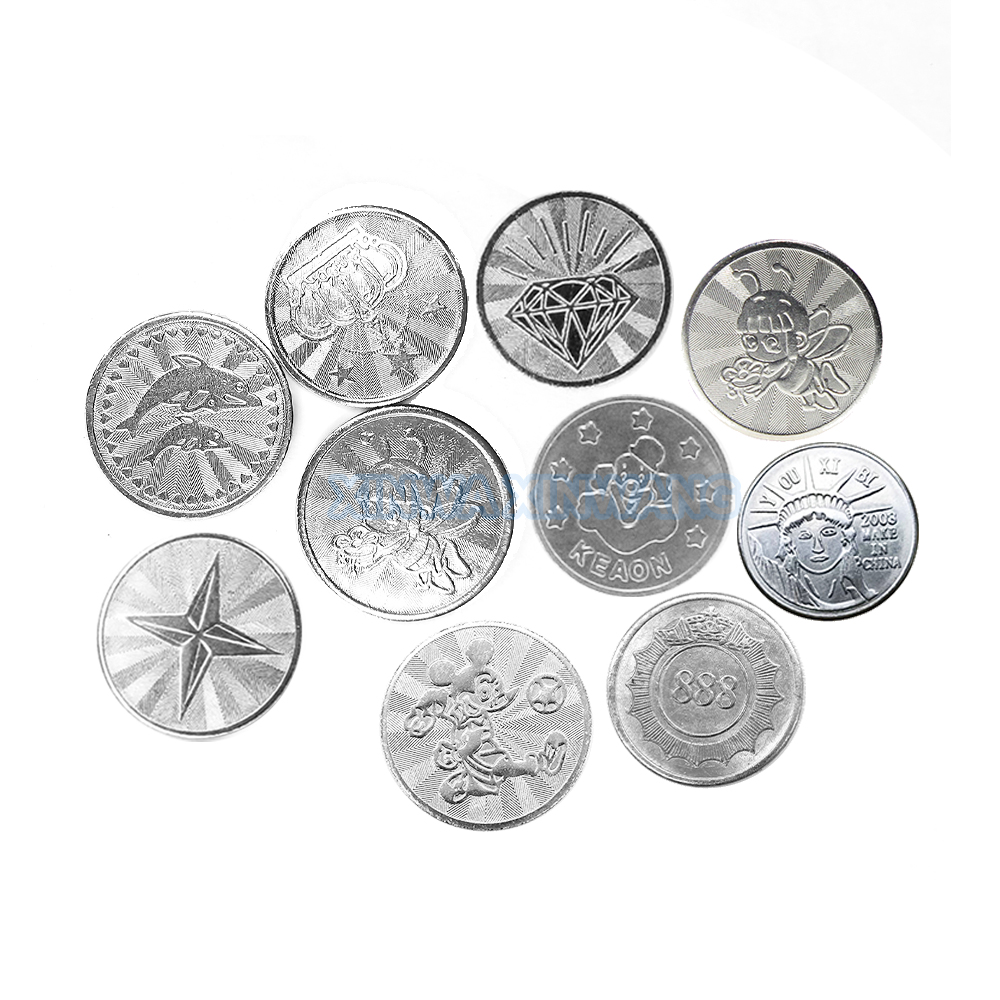 100PCS  Coins Tokens Stainless - Token Coin Mechanism recensie en prijs
