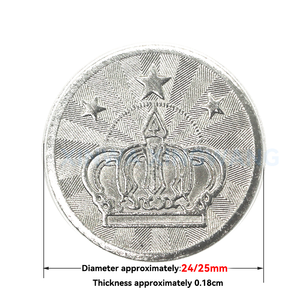100PCS  Coins Tokens Stainless - Token Coin Mechanism recensie en prijs