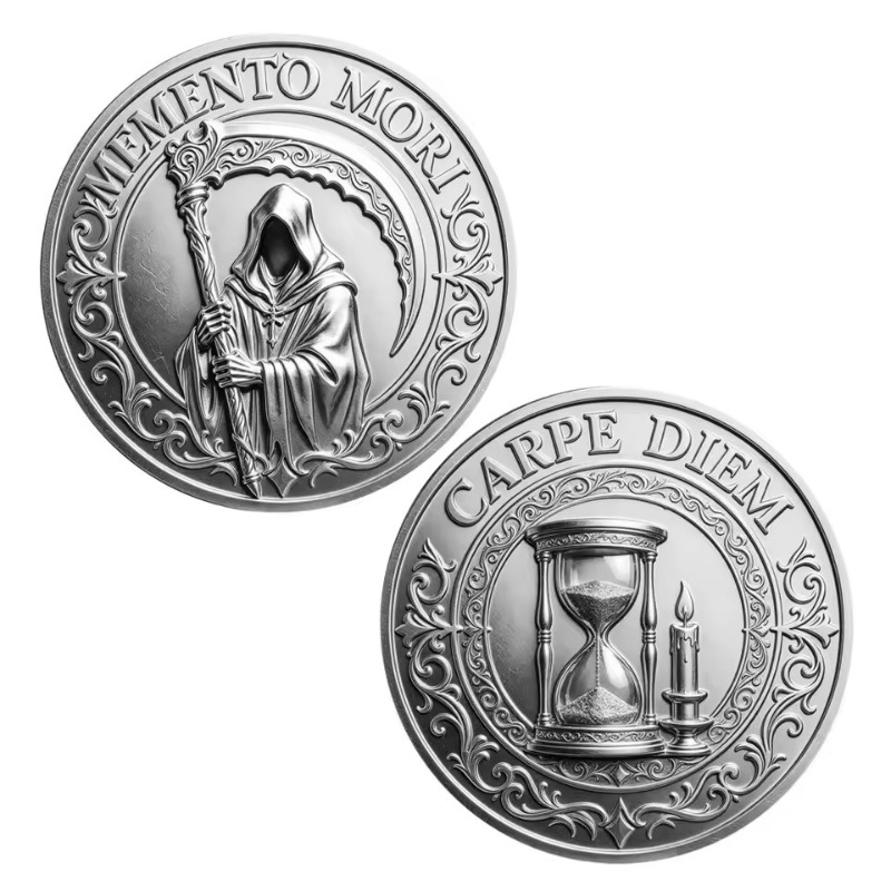 Memento Mori Carpe Diem Grim R - Token Coin Mechanism recensie en prijs