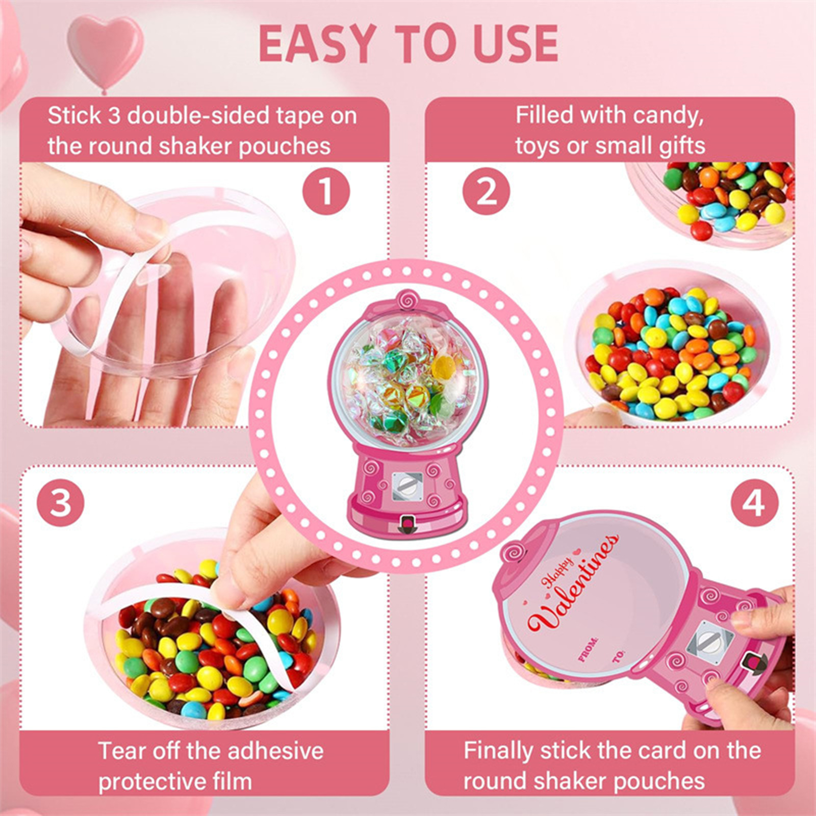 18/36 Pack Valentine Candy Hol - Bubble Gum Machine recensie en prijs