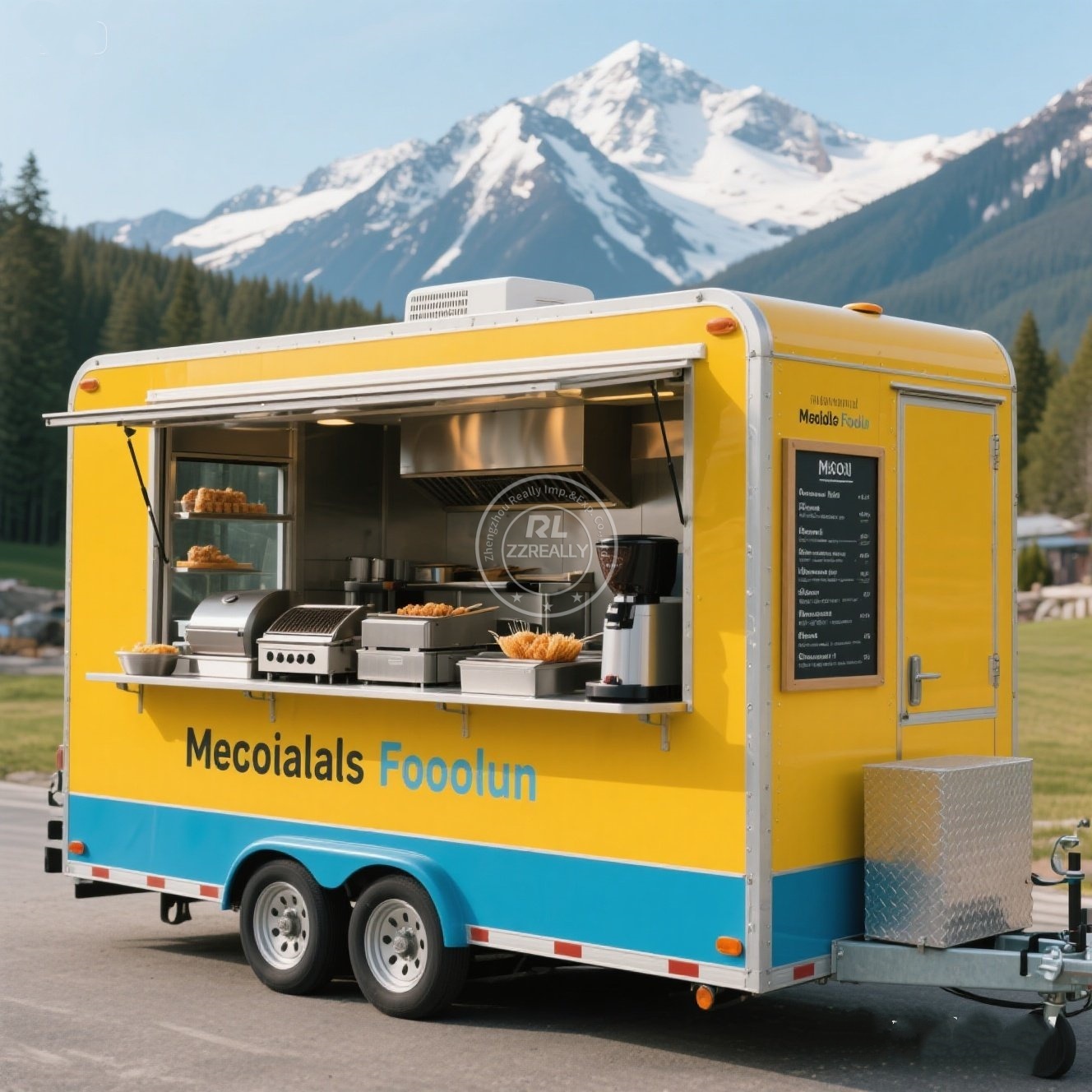 Customizable Food Trailer Manu - Hot Dog Vending Cart recensie en prijs
