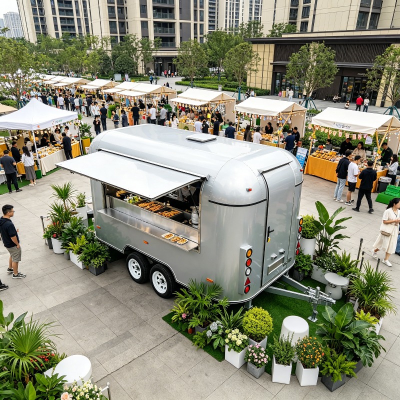 Customized Food Truck Mobile w - Hot Dog Vending Cart recensie en prijs