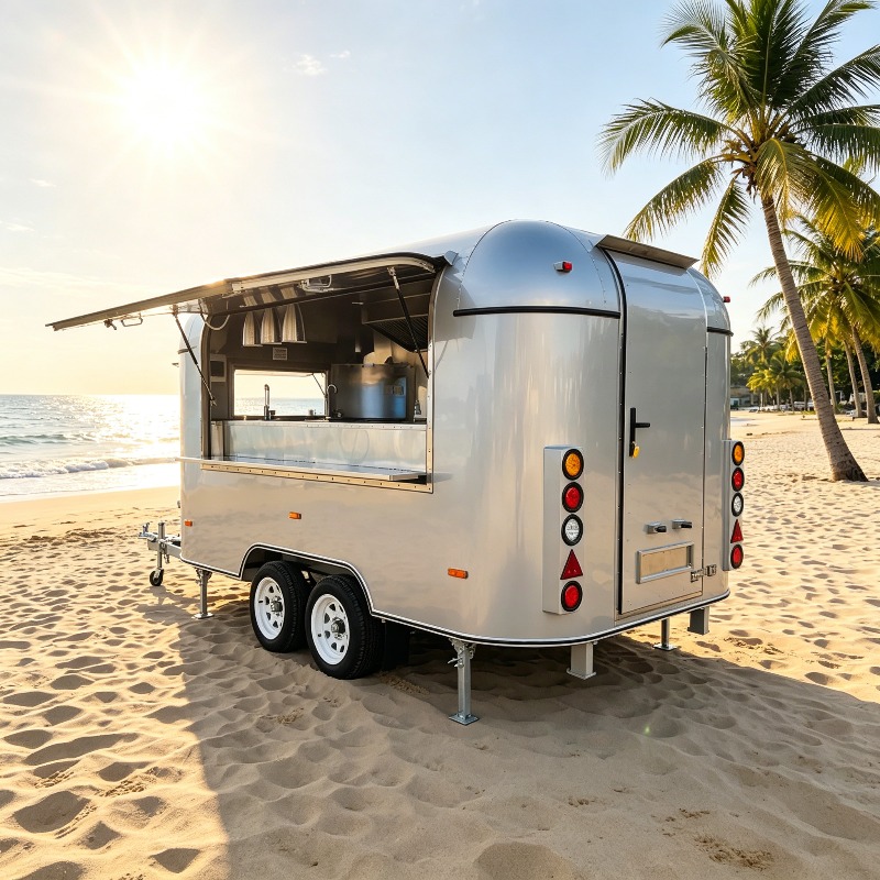 Customized Food Truck Mobile w - Hot Dog Vending Cart recensie en prijs