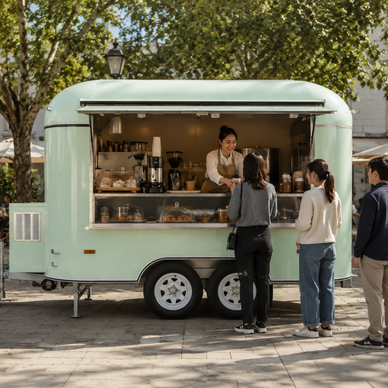 Food Cart Mobile Trailer Custo - Hot Dog Vending Cart recensie en prijs
