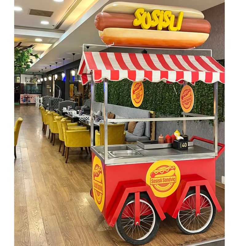 Customized hot dog carts, mobi - Hot Dog Vending Cart recensie en prijs