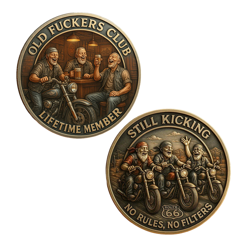 1pc Vintage Old Club Lifetime  - Token Coin Mechanism recensie en prijs
