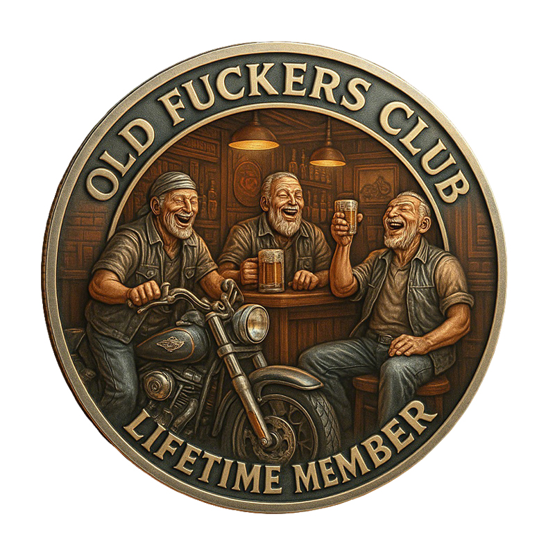 1pc Vintage Old Club Lifetime  - Token Coin Mechanism recensie en prijs
