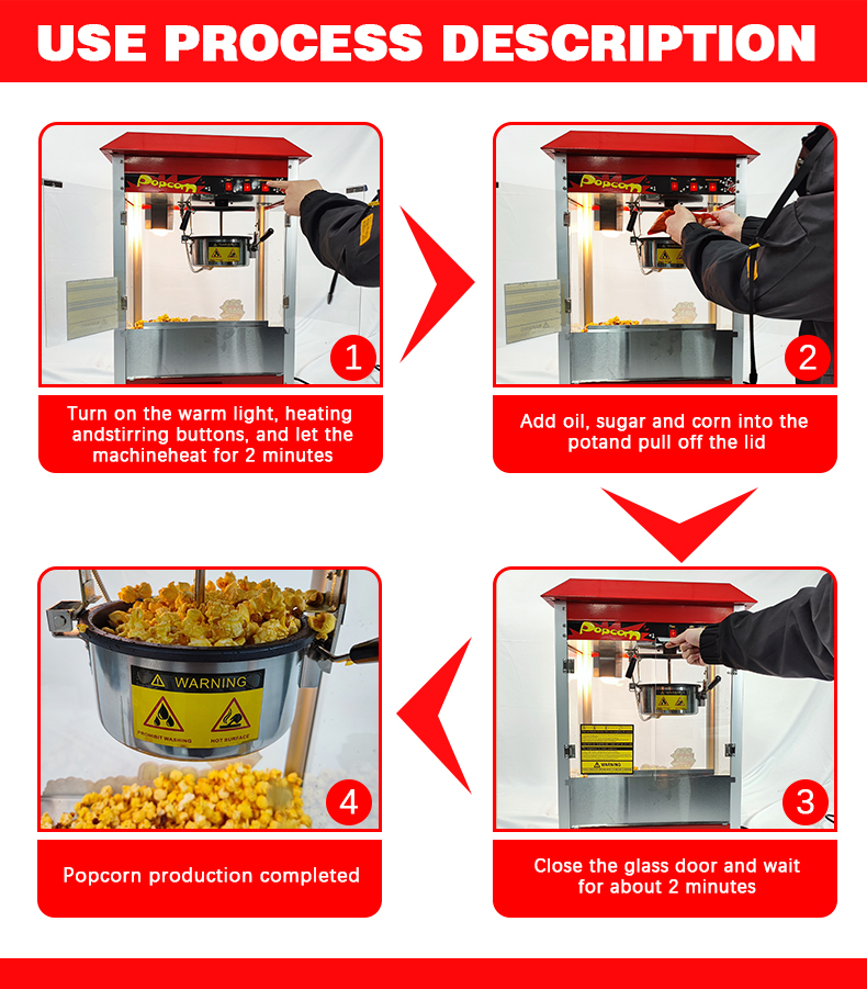 Commercial Popcorn Machine Ele - Popcorn Vending Machine recensie en prijs
